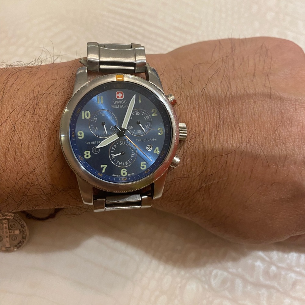 Swiss military chronograph